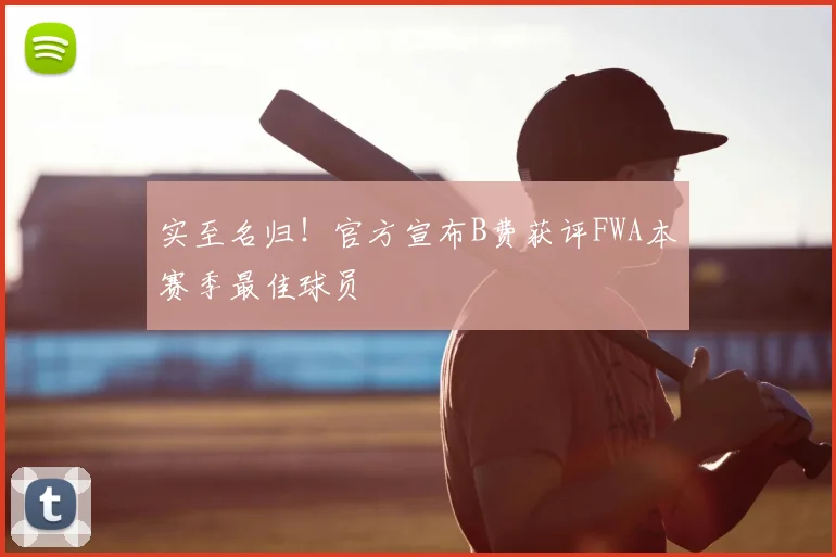 实至名归！官方宣布B费获评FWA本赛季最佳球员